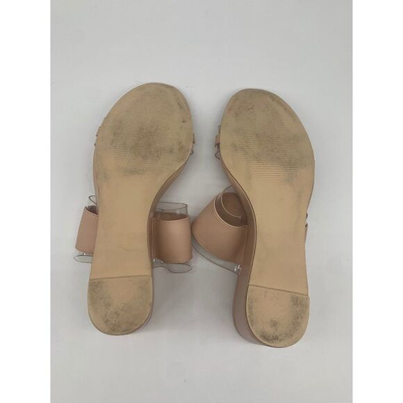 Nanette Lepore Isabel Open Toe Wedge Sandal Size 8 - Picture 9 of 9